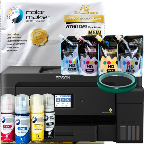 Impresora Epson Doble Carta Sublimacion + Insumos Colormake