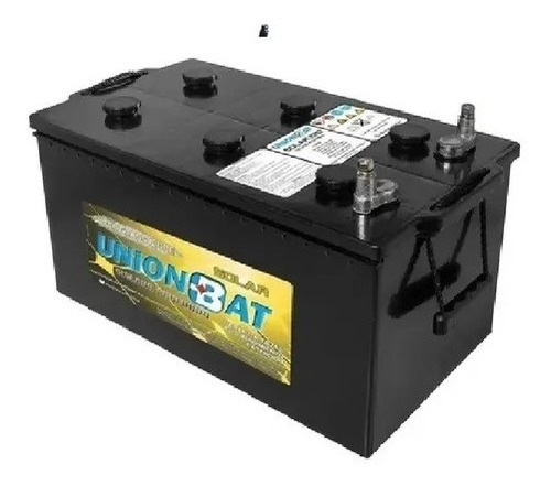 Bateria Solar 220 Unionbat 12x220 - Nautica Alarmas Ups 