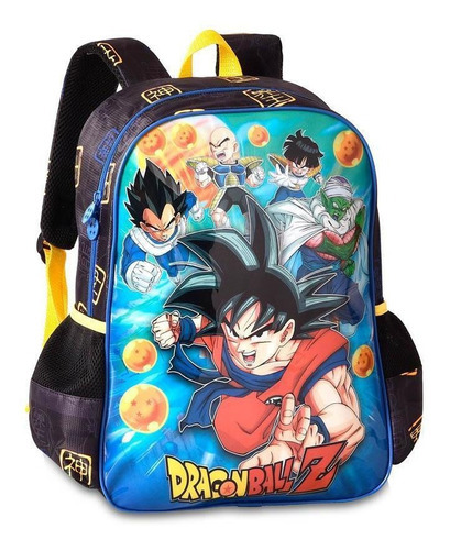 Mochila Costa Dragon Ball Z Clio Volta As Aulas Anime Menino