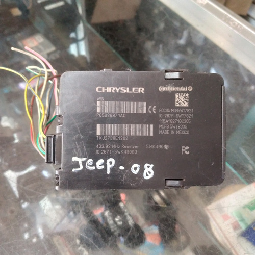 Conmutador De Encendido Jeep Gran Cherokee 2008