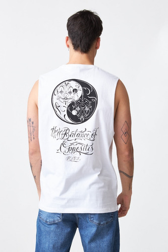 Imagen 2 de 6 de Musculosa Mr. Cartoon Rvca Hombre