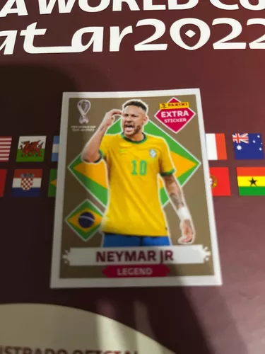 Figurinha Especial Neymar Legend Extra Copa 2022 - Escorrega o Preço