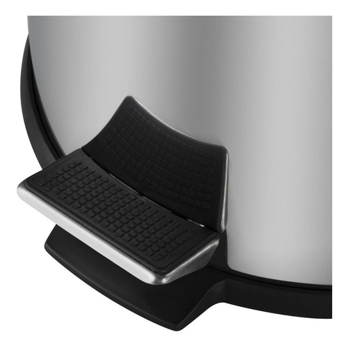 Basurero De Metal 30 Lts Gris Just Home Collection