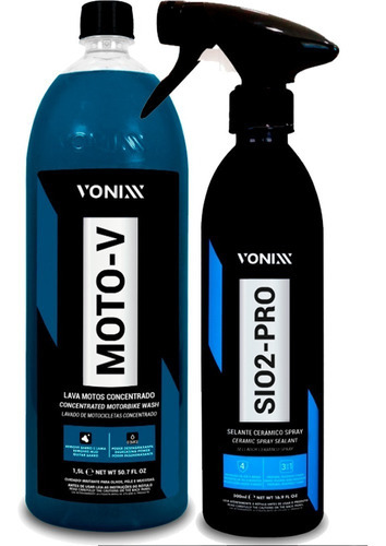Shampoo Lava Motos Moto-v Sio2 Pro 500ml Vonixx Concentrado