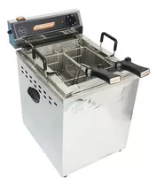 Comprar Freidora Eléctrica Industrial Agua Aceite 18l Acero Inoxidab