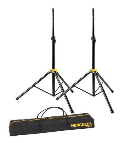 Hercules Ss200bb Par Soporte Trípode Para Bafle + Funda 6pag