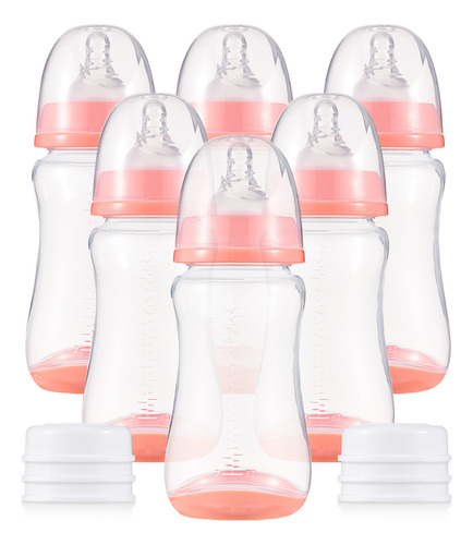 Botella De Leche Con Tetina Para Bebés. Biberones De Silicon