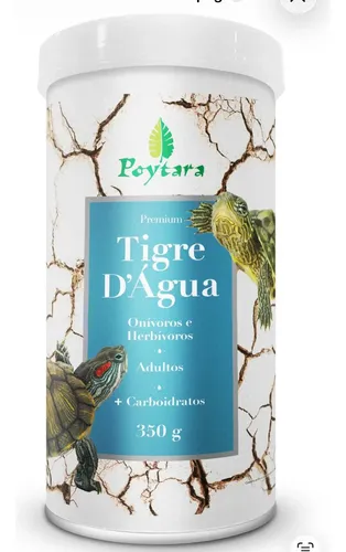 Poytara Tigre d'Água Tartaruga 350g Adultos
