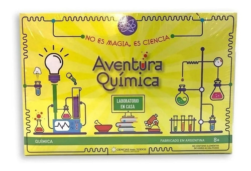Aventura Quimica Juego Kit De Ciencias Laboratorio En Casa