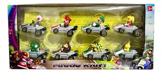 Set X 8 Autitos Con Personajes De Mario Kart ! Local En Caba
