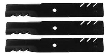 3 Mower Blades 48  Cut For Exmark Oregon Gator Mulcher Aah