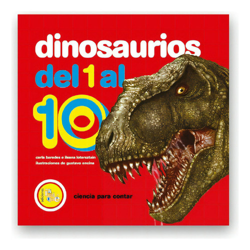 Dinosaurios Del 1 Al 10, De Baredes, Carla. Editorial Iamique En Español