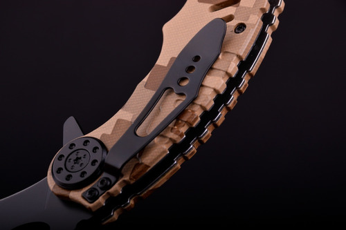 Imagen 8 de 10 de Kerambit Tac Force Apertura Asistida Cachas G10 Cuchillo