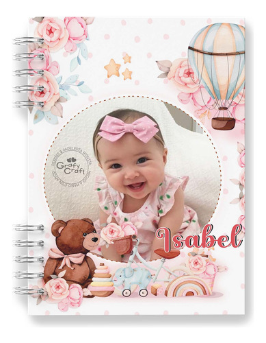 Album De Recuerdos Para Bebe - Primer Añito -  Personalizado