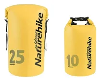 Comprar Combo 2 Morrales Bolsa Seca Impermeable 25l + 10l Naturehike Color Amarillo