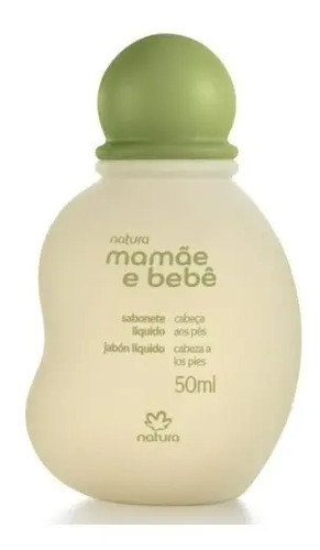 Sabonete Liquido Mamãe e Bebê Natura 50ml