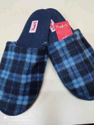 Pantufla Para Caballero Puntos