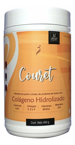 Colageno Hidrolizado Polvo 450g Couret P - g a $178