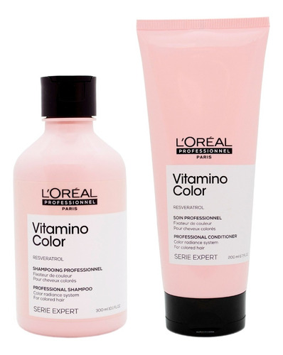 Loreal Vitamino Color Shampoo 300ml + Acondicionador 200ml