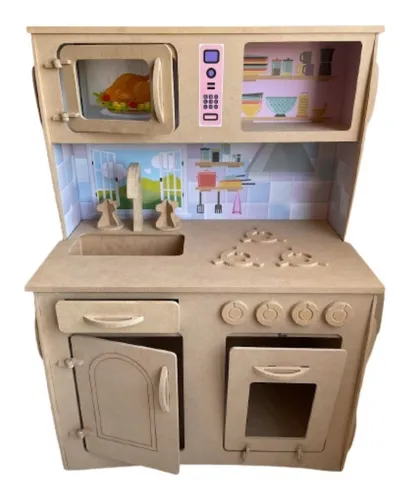 Cocina Completa Para Ni os Heladera Fibrofacil