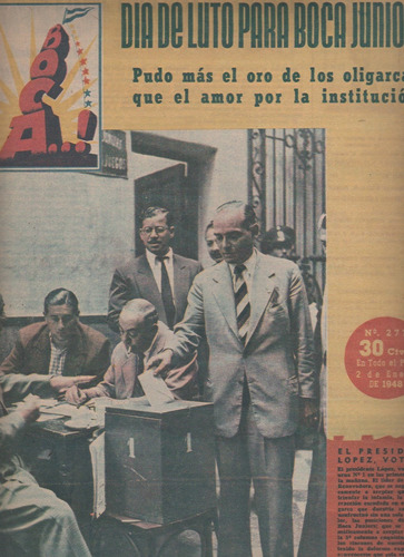 Revista Partidaria Boca... Nº 277 - Año 1948  