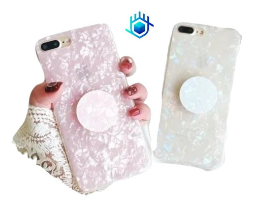 Case Marmol + Pop iPhone Galaxy Huawei Dama Hombre Mujer