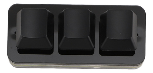 Teclado Programable Personalizado Negro Negro De 3 Teclas Mi