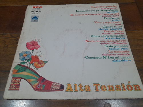 Vinilo - Alta Tensión - Los Linces - Manolo Galván - 1973