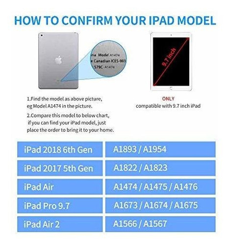 Estuche De Teclado iPad Para iPad Pro De 9.7 Pulgadas, Nuevo