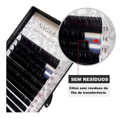 Cílios Nagaraku Premium Mix (7a15) Volume Russo E Fio A Fio