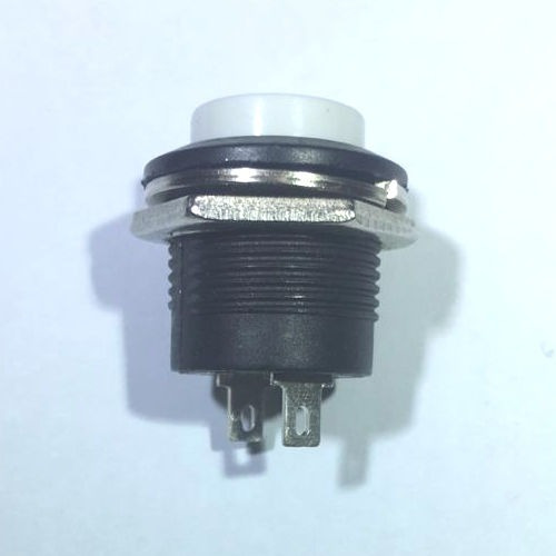 10-chave Botão Push Button R13-507 Sem Trava N.a Branca