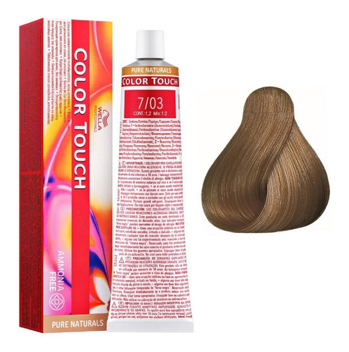  Tinte Semi Permanente Wella Color Touch 60 Ml Tono 7/3