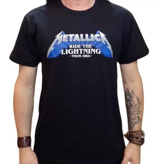 Camiseta Metallica Ride The Lightning Tour 1984