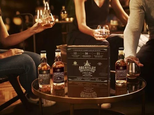 Kit 3 Whisky Aberfeldy 12-16-21 Anos 200ml Single Malt