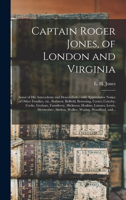 Libro Captain Roger Jones, Of London And Virginia: Some O...