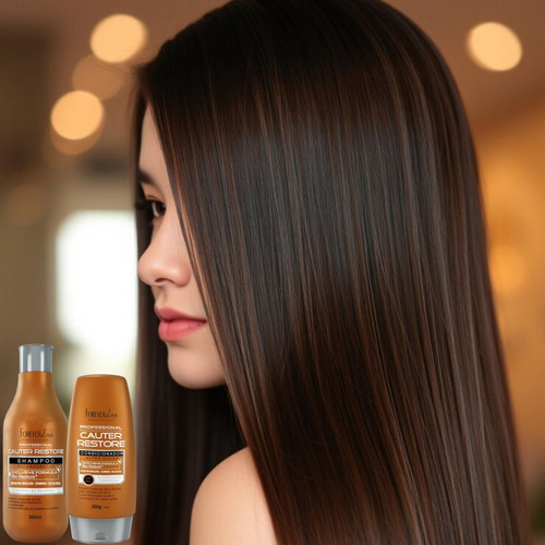 Kit Cauter Restore Shampoo E Condicionador Forever Liss