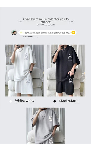 Conjunto De Verano De Traje De Manga Corta De Estilo Coreano