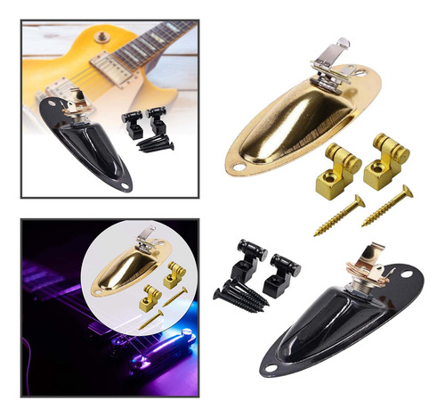 Carretes De Guitarra String Trees Loaded Jack Plate Para