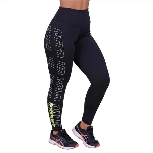 Kit 3 Calça Legging Feminina Suplex Cós Alto Academia Silk