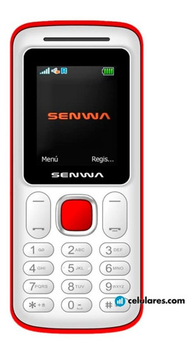 Celular Senwa S301 32mb  Rojo/blanco 32mb Ram Con M. Libres