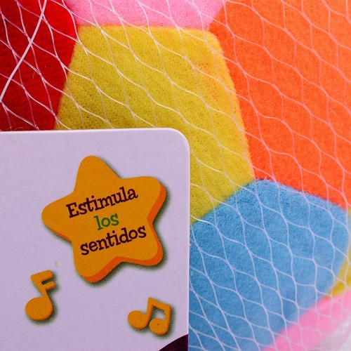 Pelota Cascabel De Tela Para Bebe El Duende Azul