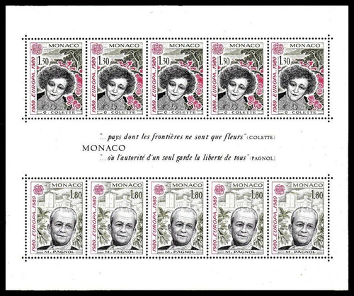 Tema Europa - Mónaco 1980 - Block Mint - Yvert Bf 18