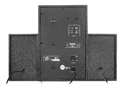 Imagen 4 de 6 de Bocinas Perfect Choice Allegro Rca 2.1 Inalámbrico Bluetooth