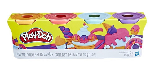 Play Doh Classico Paquete De 4 Botes Lata De Plastilina