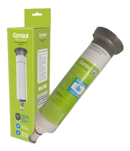 Filtro Refil Purificador Consul Cix08ax Cpb33af W11509387