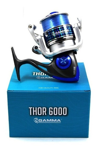 Reel Gamma Thor 6000 C/nylon 180m/0.40mm Variada Lanzamiento