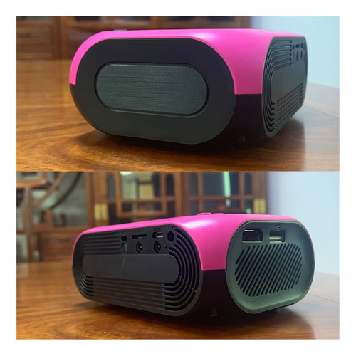 Proyector Led Recargable Por Usb Con Resolución De 1080p