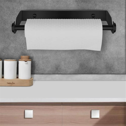Estante De Almacenamiento De Rollos De Cocina De Acero Inoxi