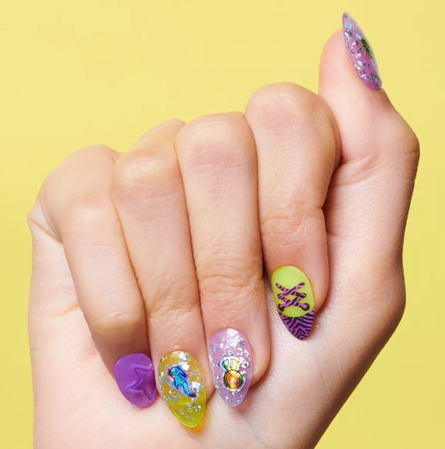 Go Glam Cool Maker Kit De Uñas Postizas