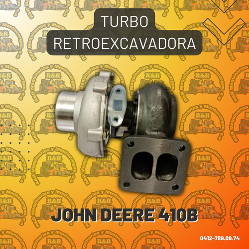 Turbo Retroexcavadora John Deere 410b